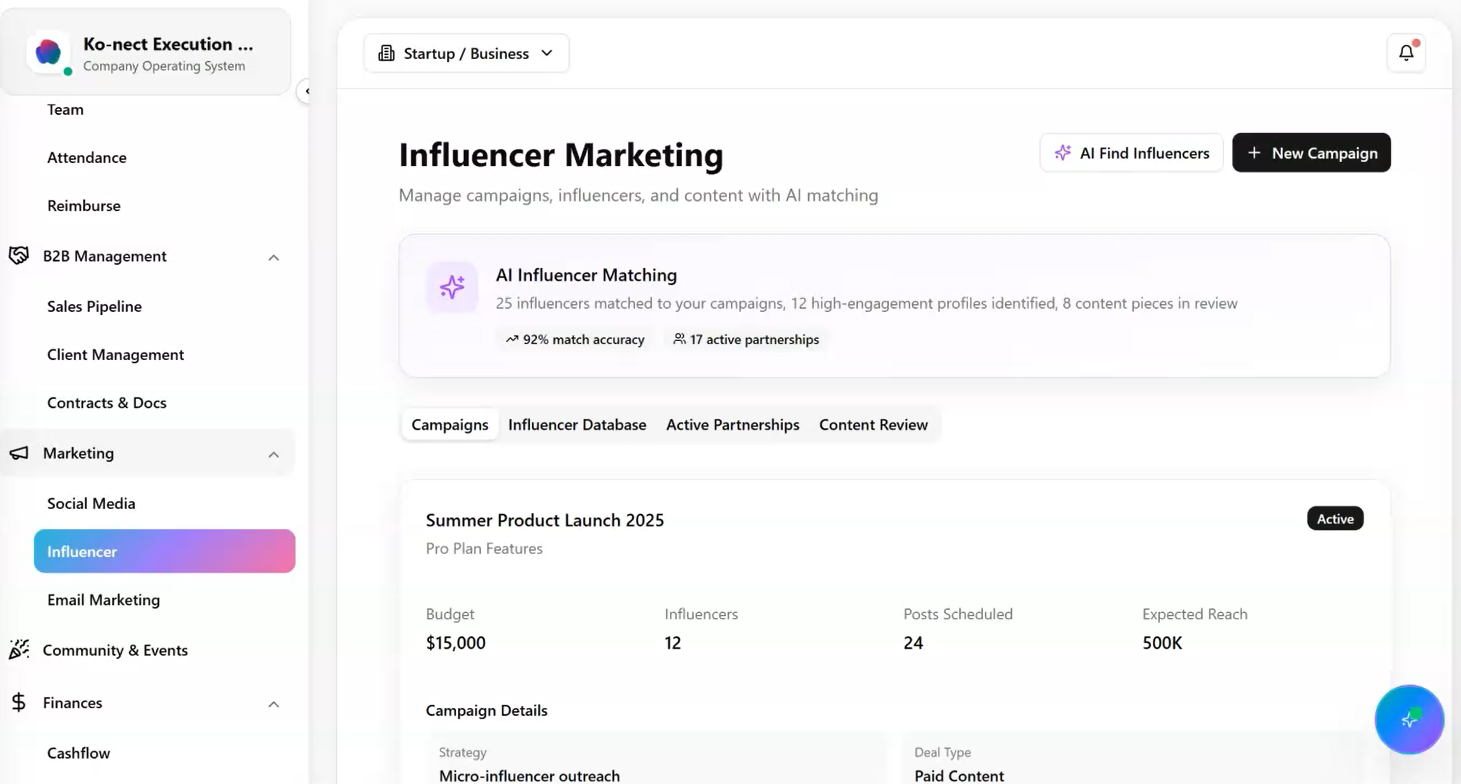 Operate module screenshot